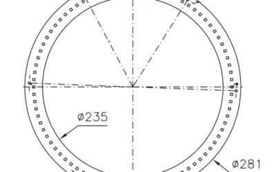 Modulo Led a corona circolare Ø ext 281mm Ø int 235mm Corrente costante