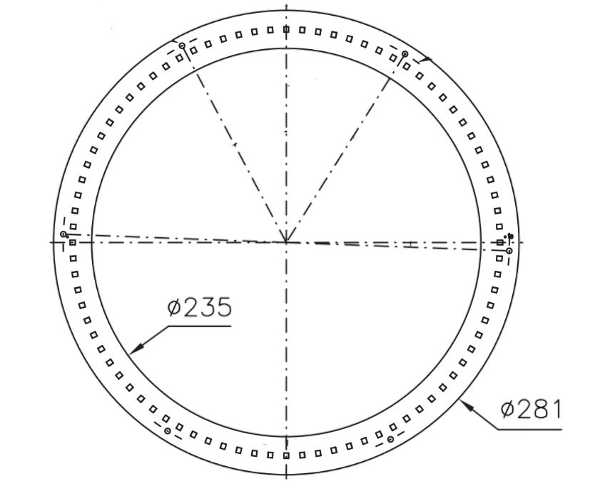 Modulo Led a corona circolare Ø ext 281mm Ø int 235mm Corrente costante